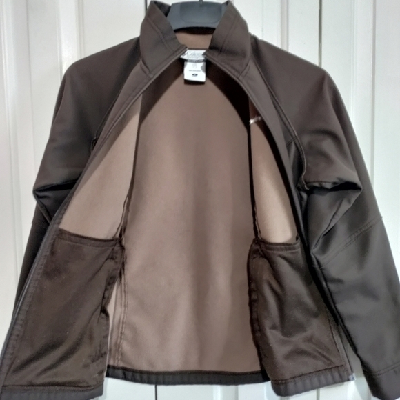Columbia Omni Shield brown lined jacket women's size small - Picture 4 of 6